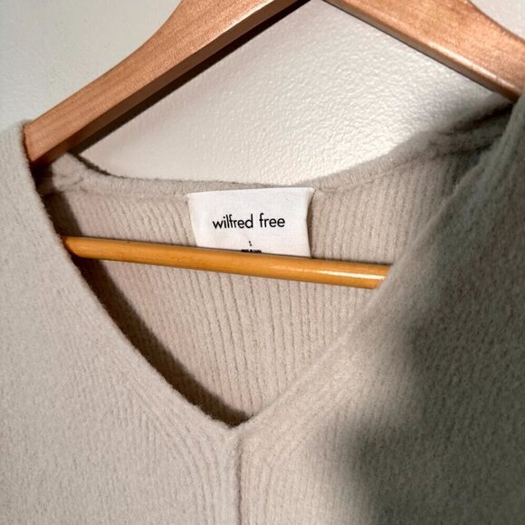 NWT Wilfred Free Hush  Knit V-Neck Dress S - Picture 6 of 9